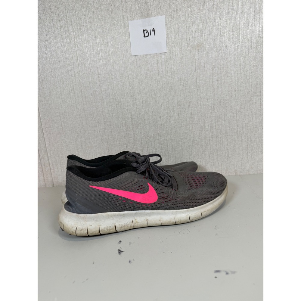 Nike Free 5.0 Gray/Pink Running Shoes Womens Size 9.5